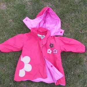 Girls flower raincoat from NY children's boutique